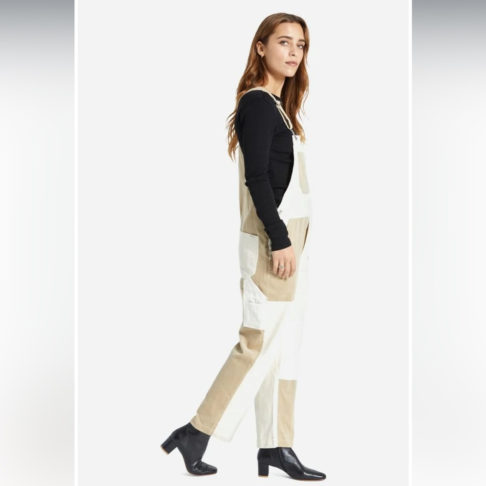 Brixton Christina Crop Corduroy Overalls